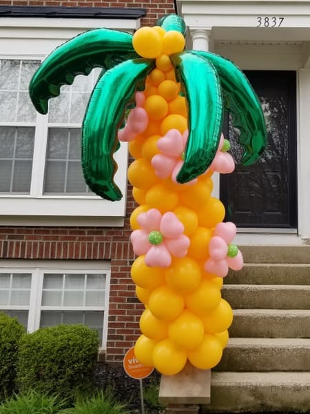 6 foot Palm Tree Celebration Pole