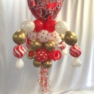 Red Happy Valentine's Day Pole