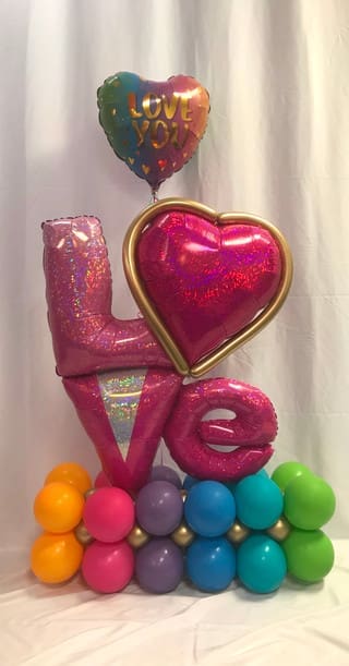 Rainbow Love Marquee
