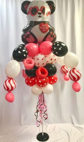 Panda Valentine's Day Pole