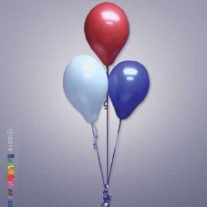 3 Latex Balloons Cluster