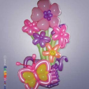 Pink Butterfly Garden Bouquet